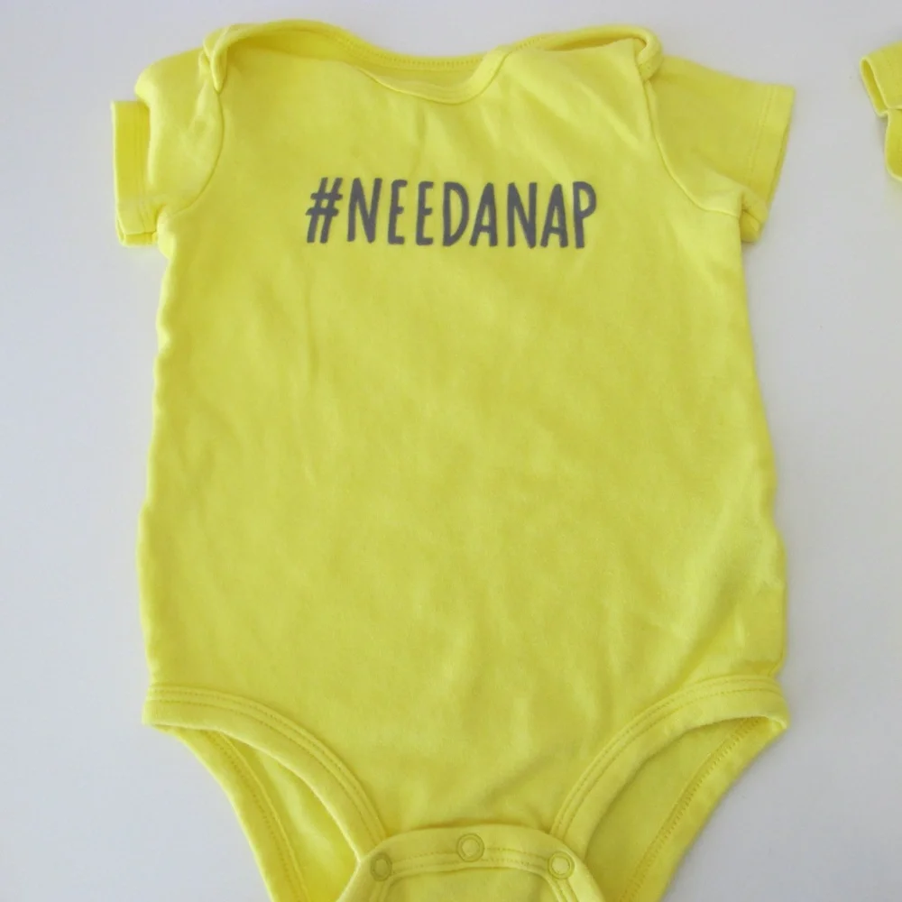 Bundle of 4 Toddler Girl Carter's Onesies Shirts Size 12 months GUC - Picture 3 of 6